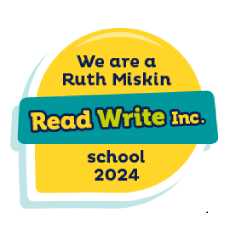 We are a Ruth Miskin Read Write Inc School 2024 Logo